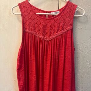 Maternity lace top tank